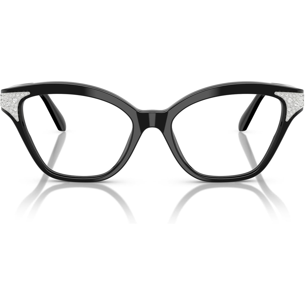 image:imageSwarovski womens Sk2029 Cat Eye Prescription Eyewear FramesBlackDemo Lens