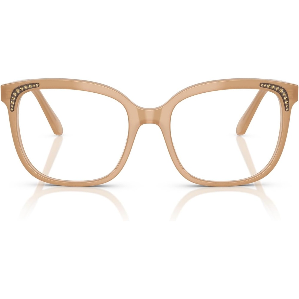 image:imageSwarovski womens Sk2033 Butterfly Prescription Eyewear FramesMilky BeigeDemo Lens