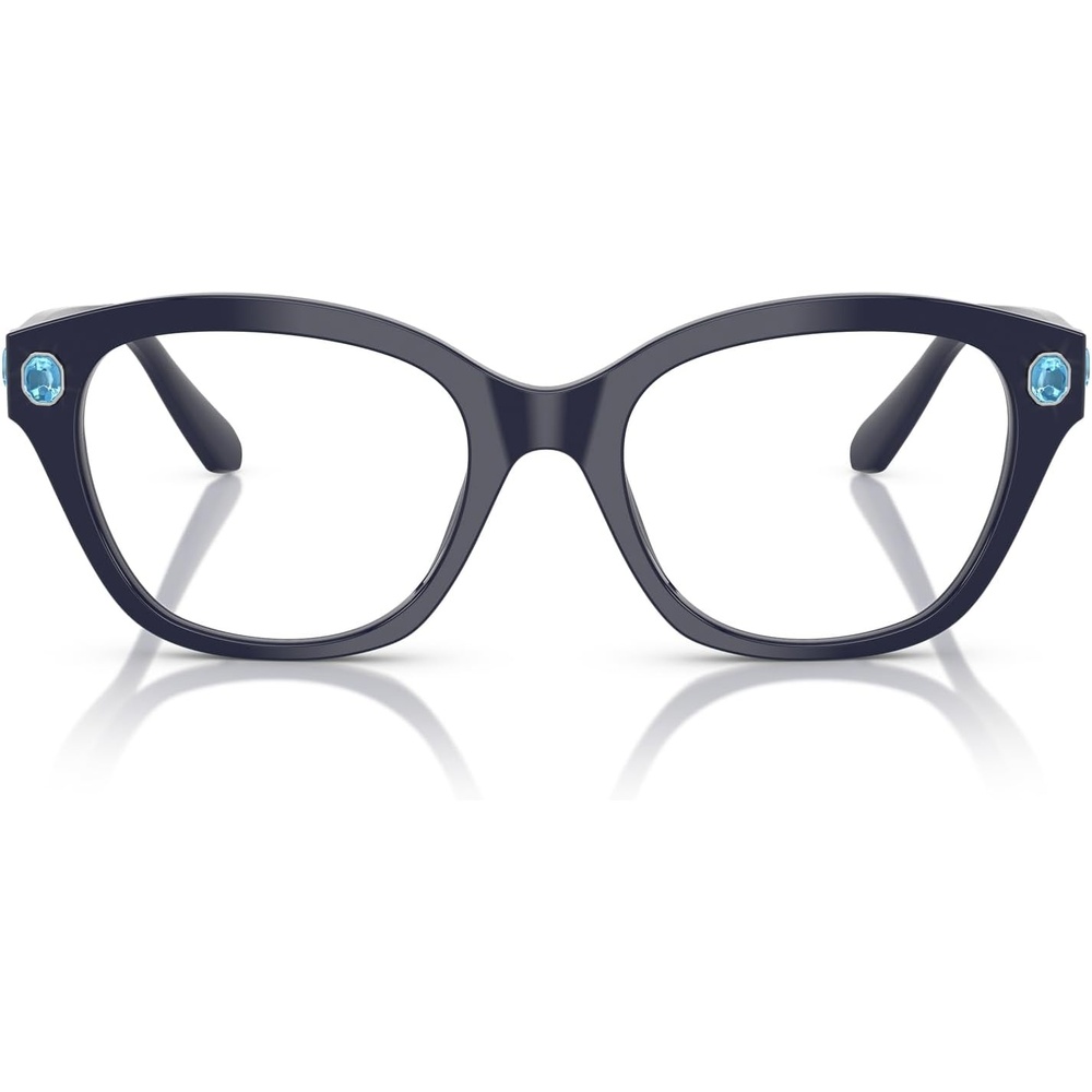 image:imageSwarovski womens Sk2038 Square Prescription Eyewear FramesBlueDemo Lens