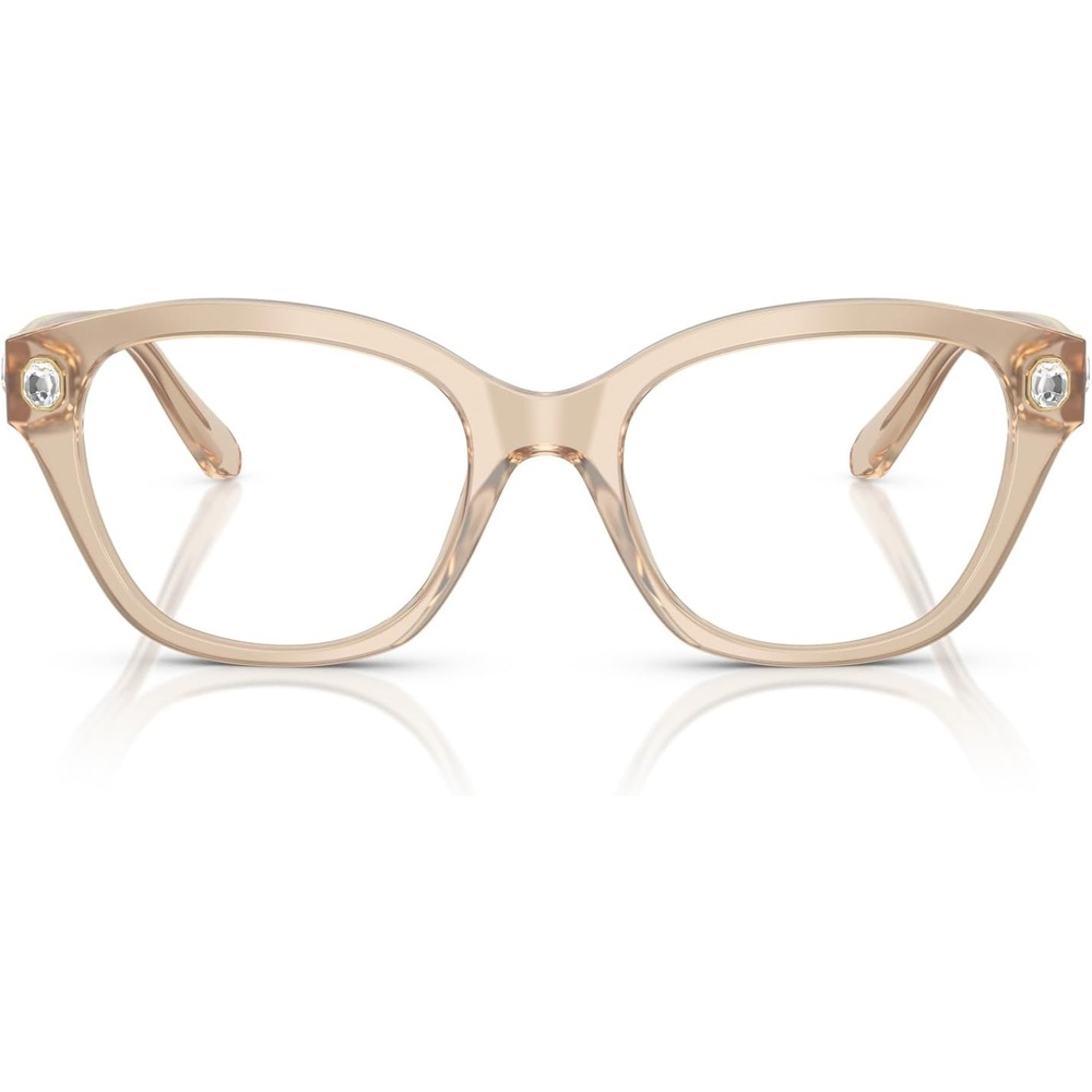 image:imageSwarovski womens Sk2038 Square Prescription Eyewear FramesMilky BeigeDemo Lens