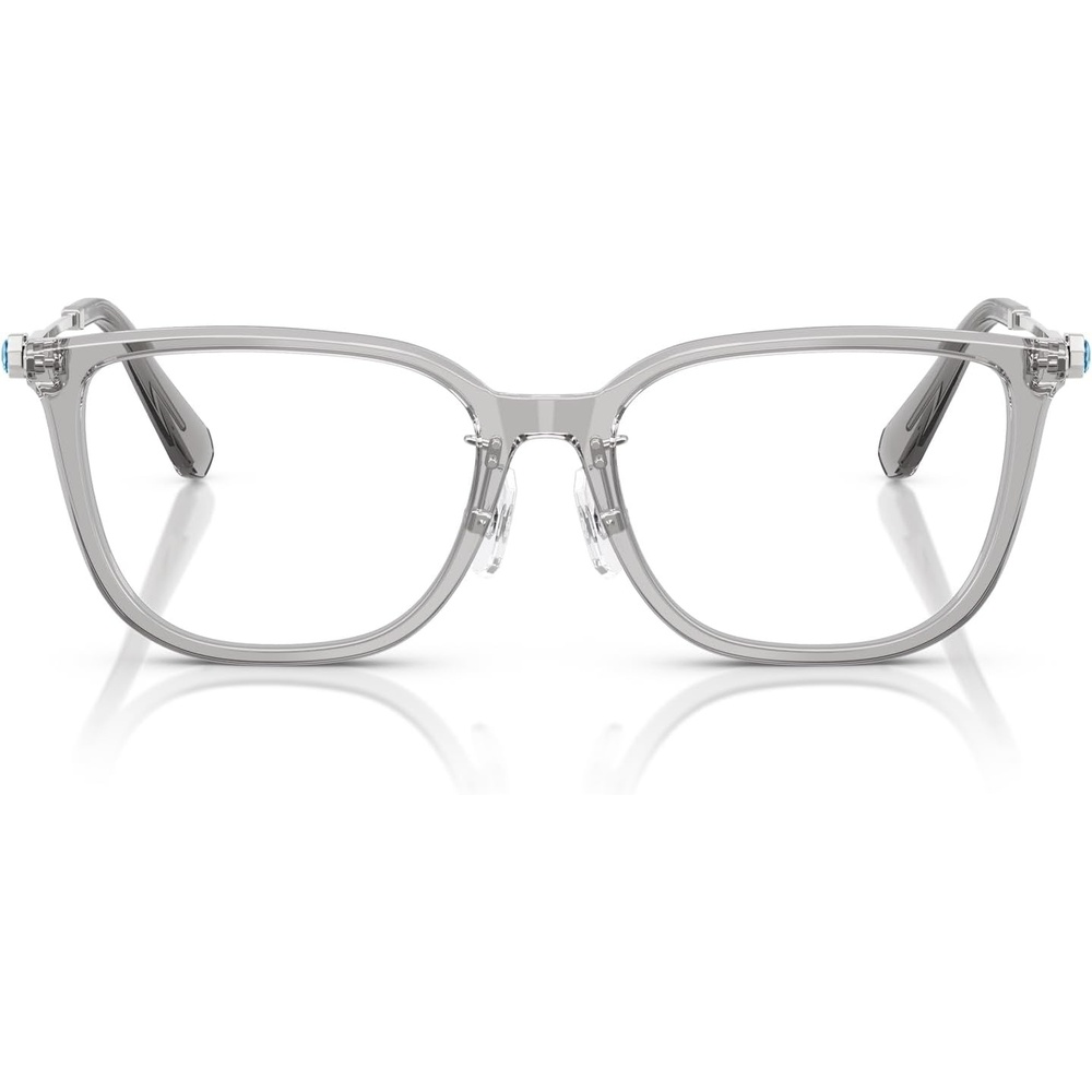 image:imageSwarovski womens Sk2041d Square Prescription Eyewear FramesTransparent GreyDemo Lens