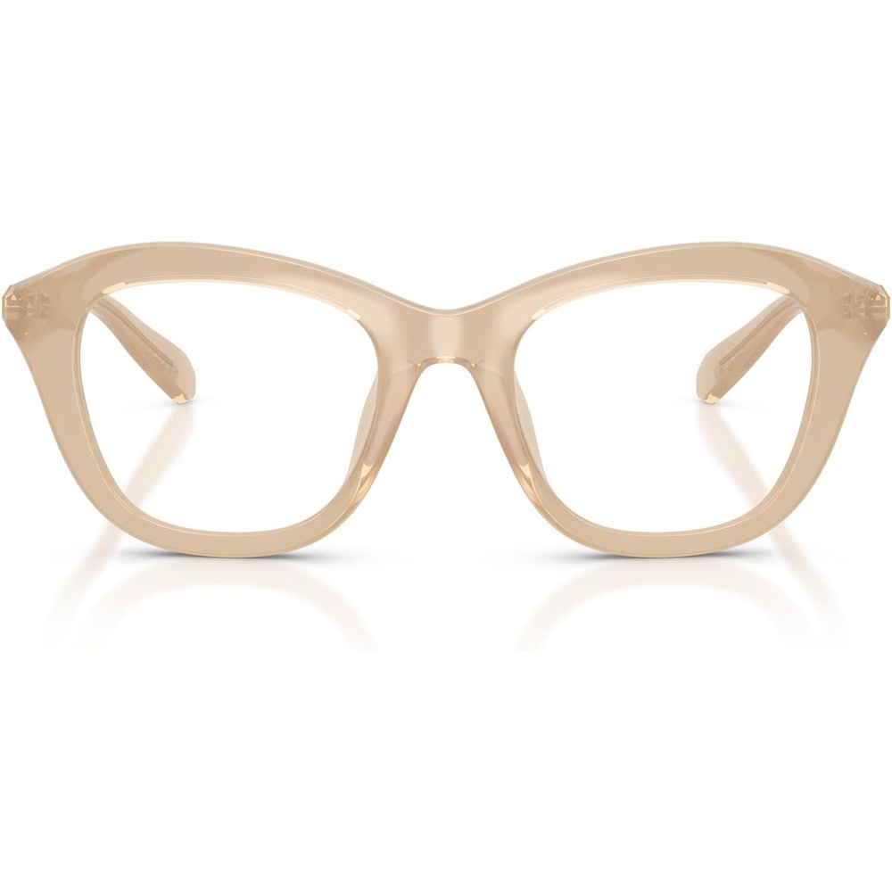 image:imageSwarovski womens Sk2042u Universal Fit Cat Eye Prescription Eyewear FramesMilky BeigeDemo Lens