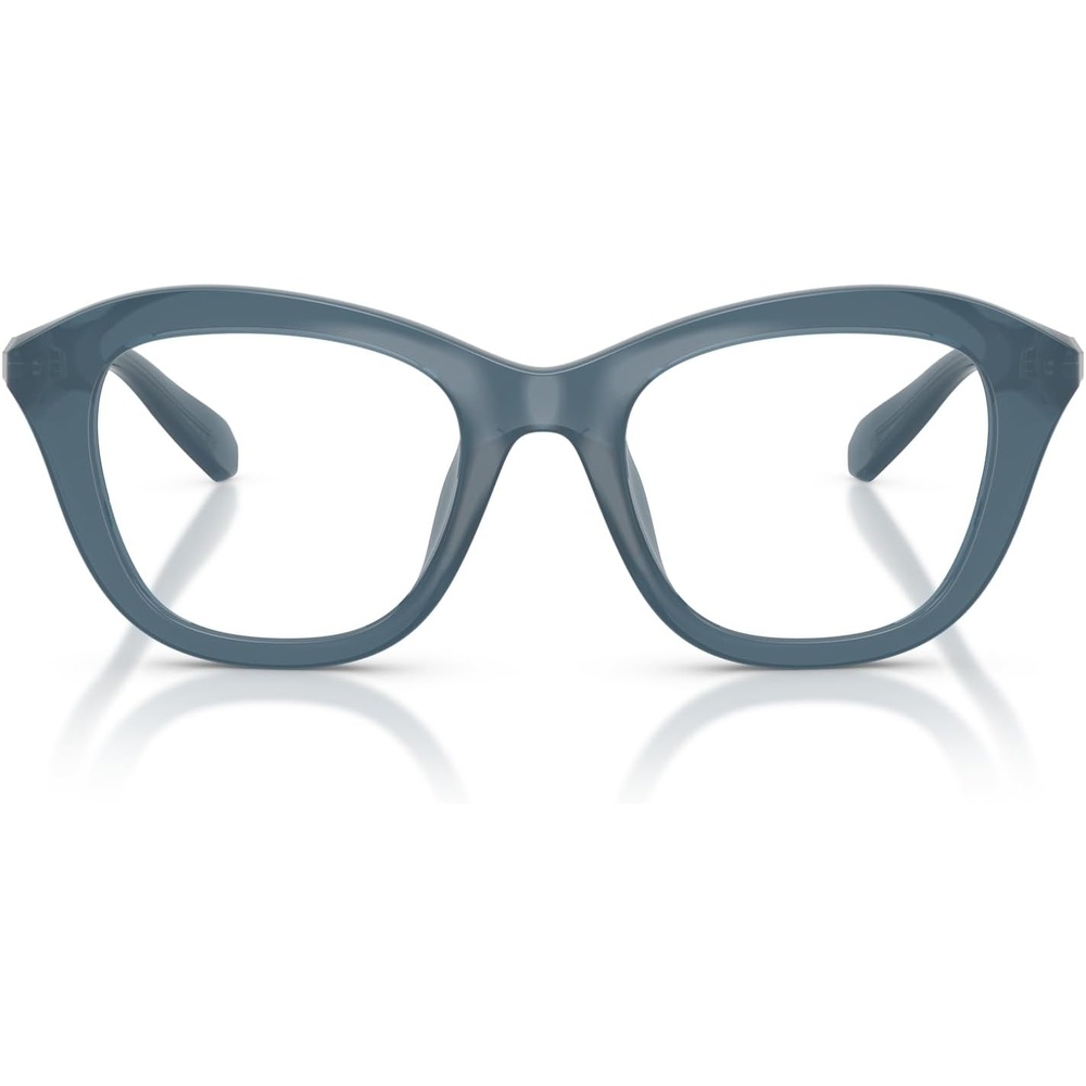 image:imageSwarovski womens Sk2042u Universal Fit Cat Eye Prescription Eyewear FramesMilky Light BlueDemo Lens