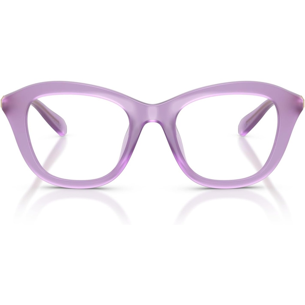 image:imageSwarovski womens Sk2042u Universal Fit Cat Eye Prescription Eyewear FramesMilky LilacDemo Lens