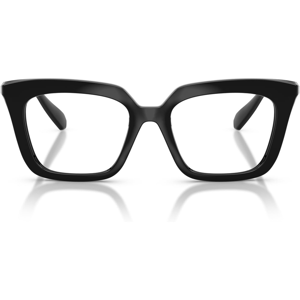 image:imageSwarovski womens Sk2043f Low Bridge Fit Square Prescription Eyewear FramesBlackDemo Lens