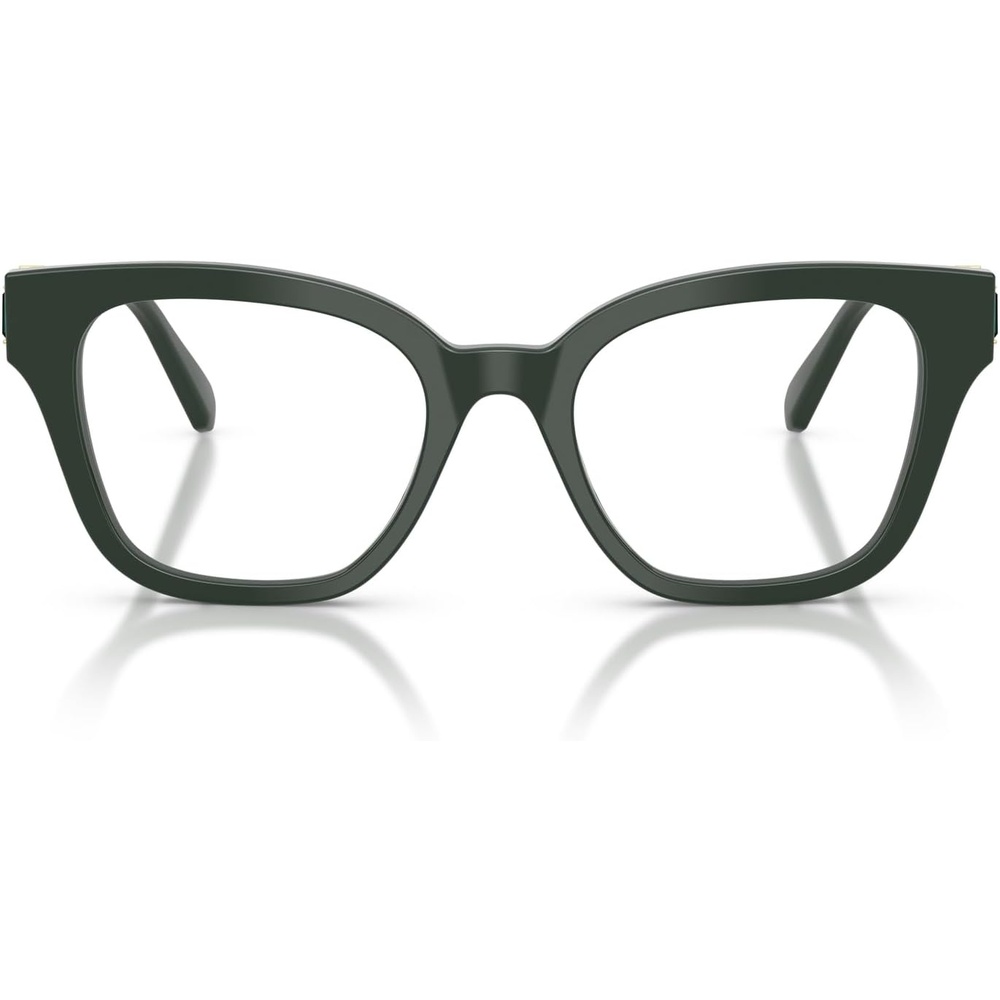 image:imageSwarovski womens Sk2048 Square Prescription Eyewear FramesDark GreenDemo Lens