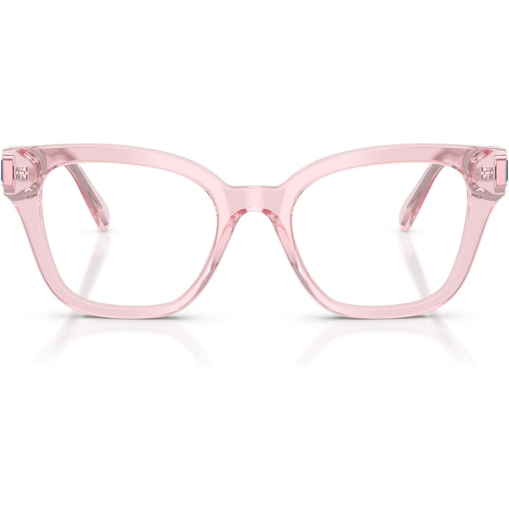 image:imageSwarovski womens Sk2048 Square Prescription Eyewear FramesTransparent PinkDemo Lens