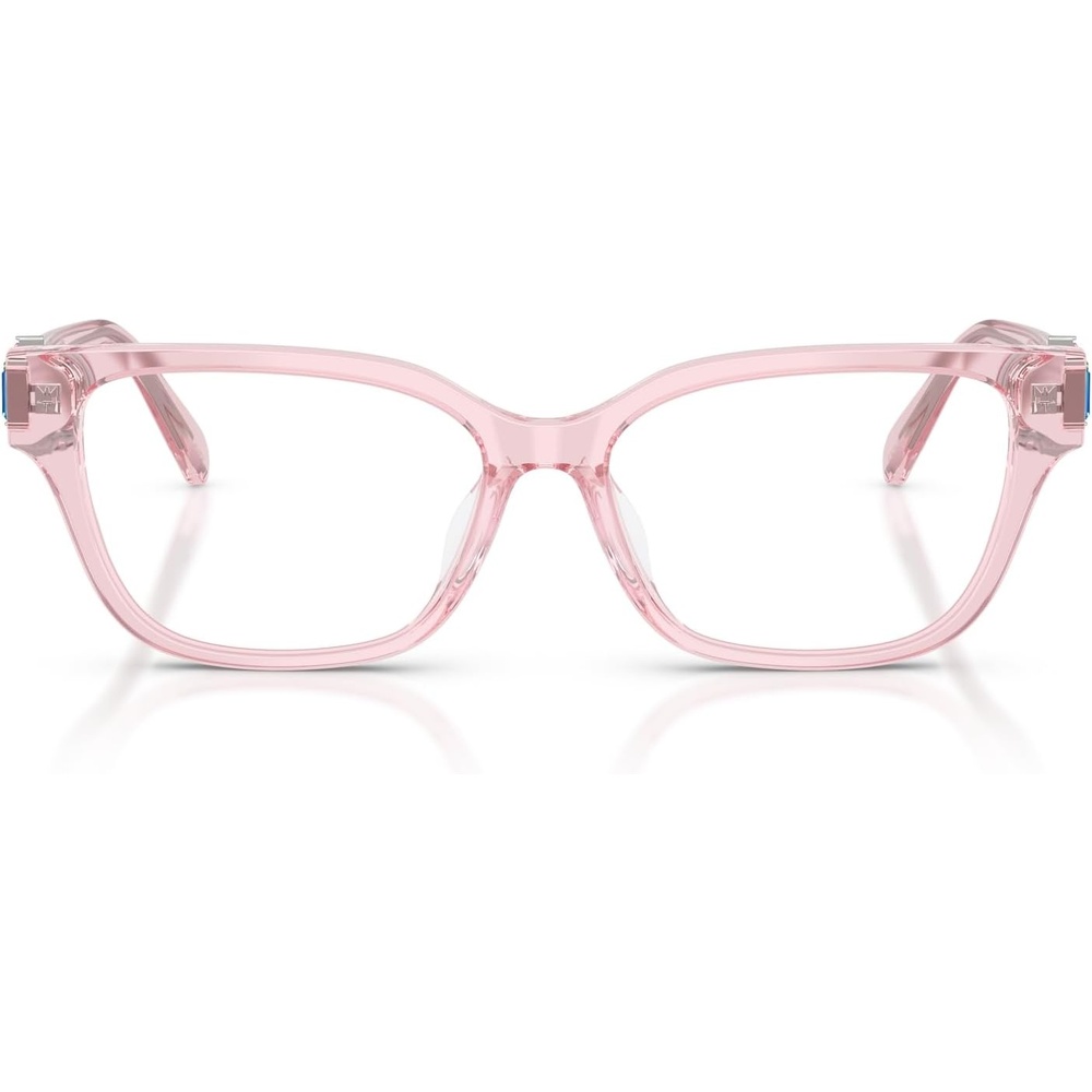 image:imageSwarovski womens Sk2049d Square Prescription Eyewear FramesTransparent PinkDemo Lens