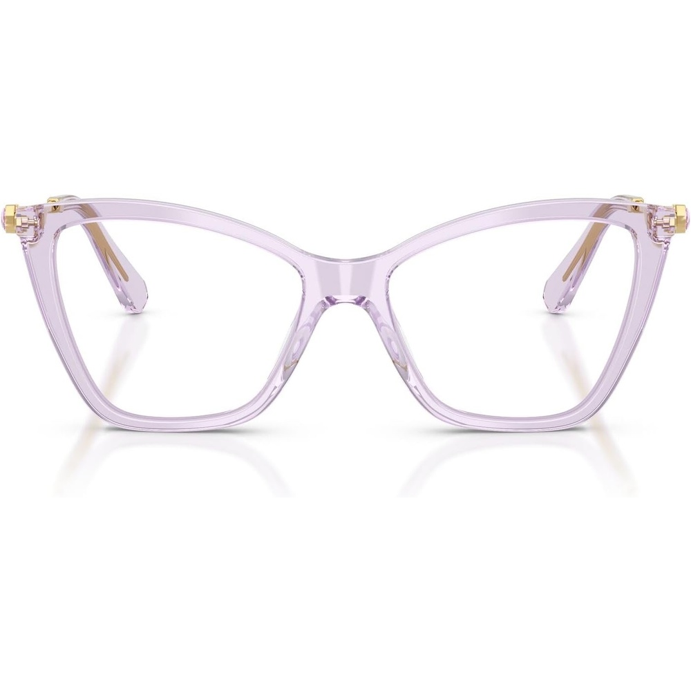 image:imageSwarovski womens Sk2051 Cat Eye Prescription Eyewear FramesTransparent LilacDemo Lens