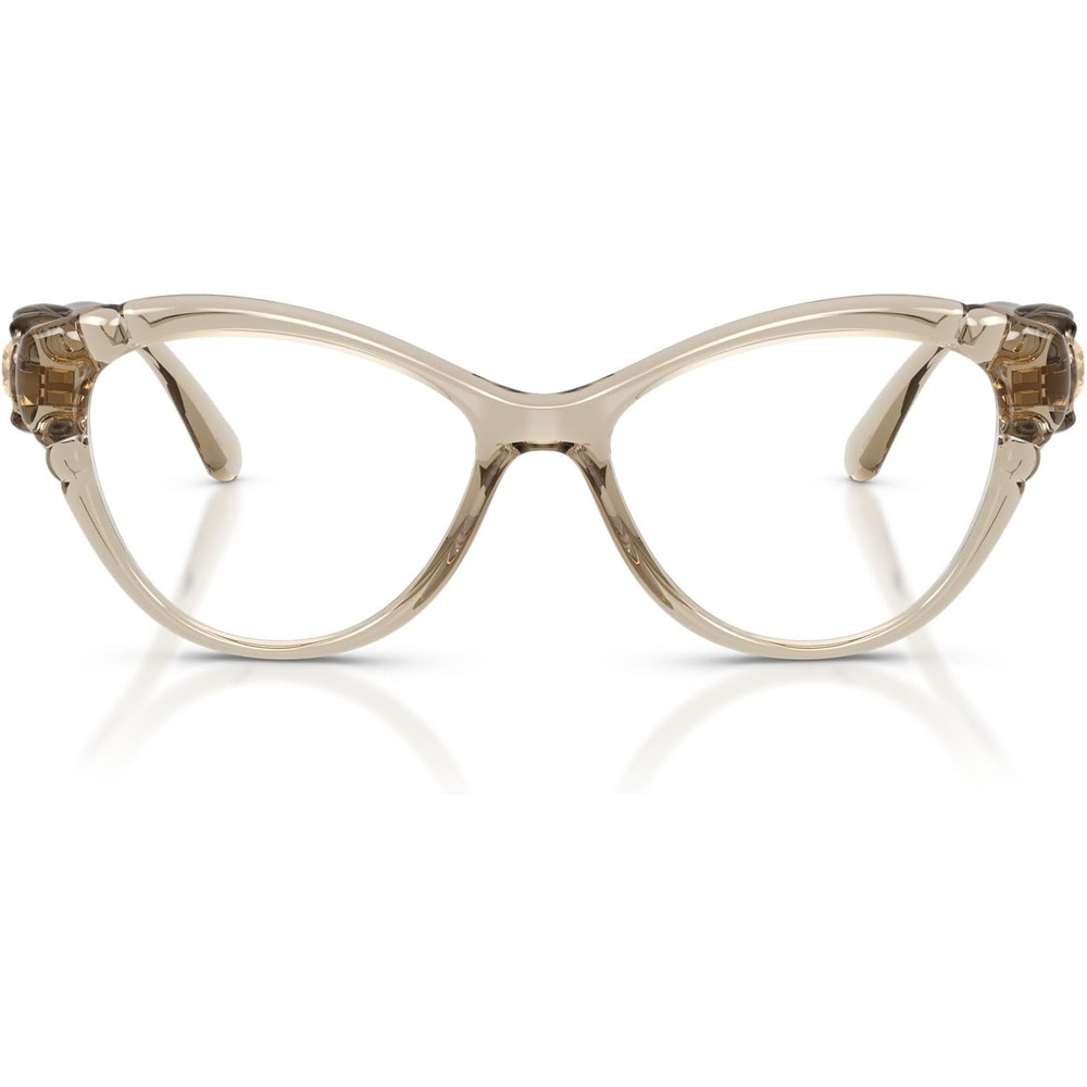 image:imageSwarovski womens Sk2057 Cat Eye Prescription Eyewear FramesTransparent BeigeDemo Lens