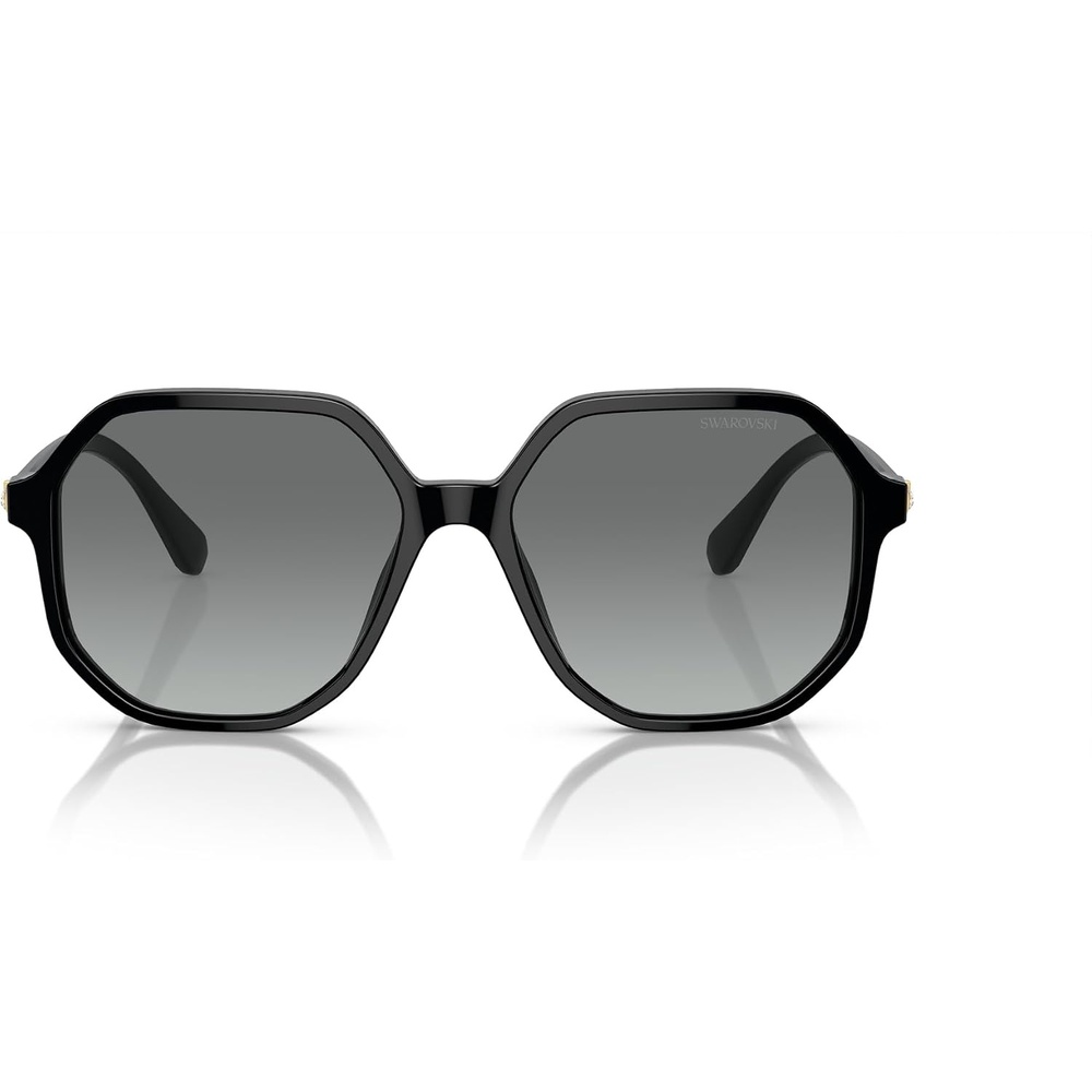 image:imageSwarovski womens Sk6003 Octagonal SunglassesBlackGrey Gradient
