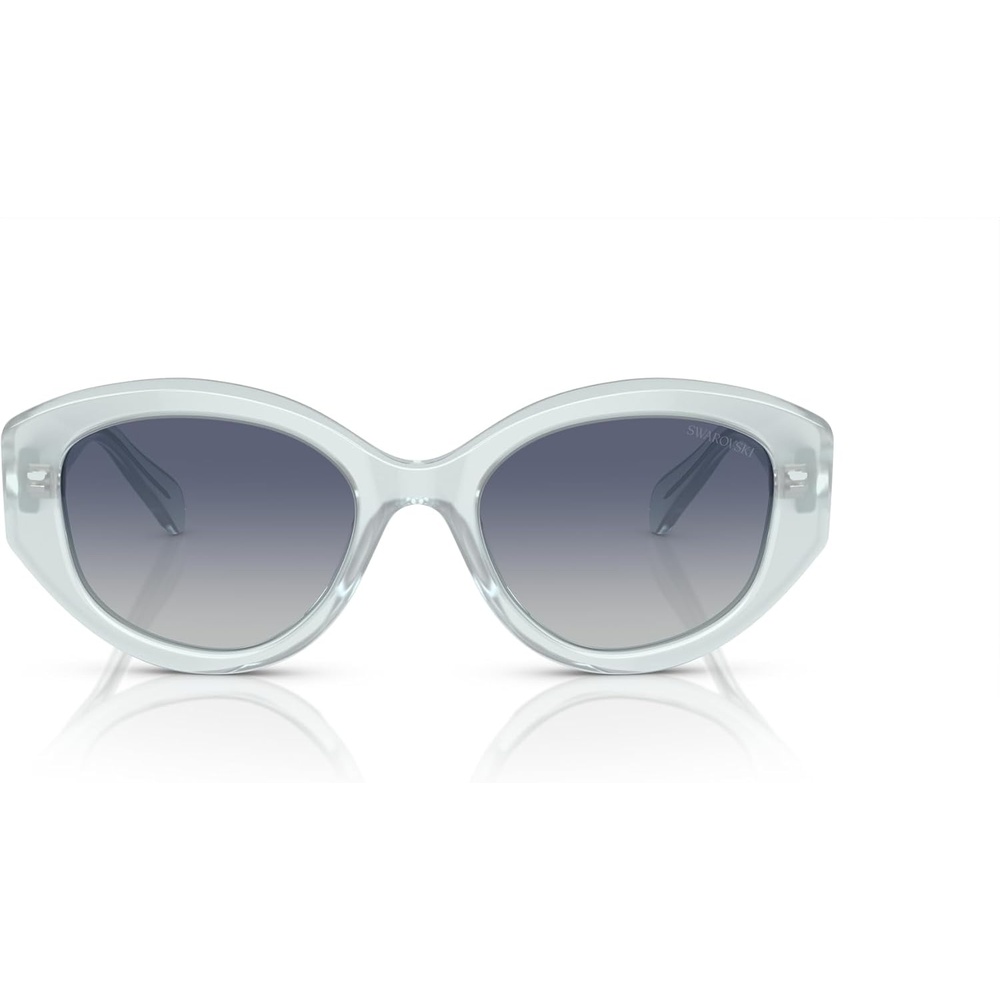 image:imageSwarovski womens Sk6005 Cat Eye SunglassesLight Blue OpalBlue Gradient