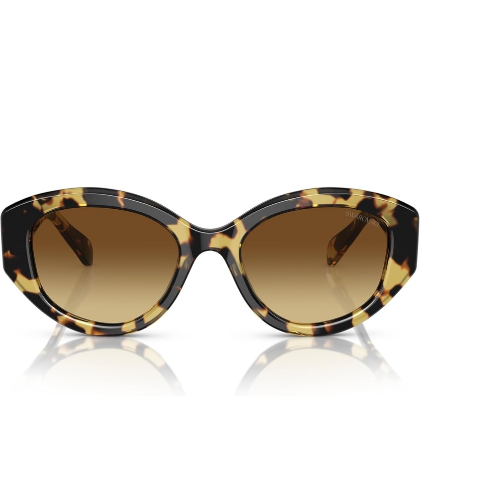 image:imageSwarovski womens Sk6005 Cat Eye SunglassesMedium HavanaBrown Gradient