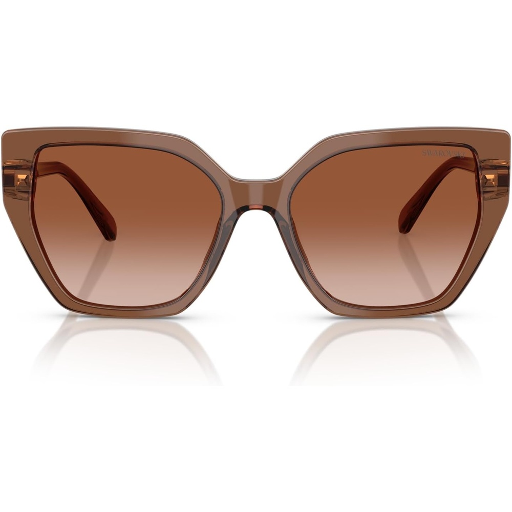 image:imageSwarovski womens Sk6016 Cat Eye SunglassesTransparent BrownGradient Brown