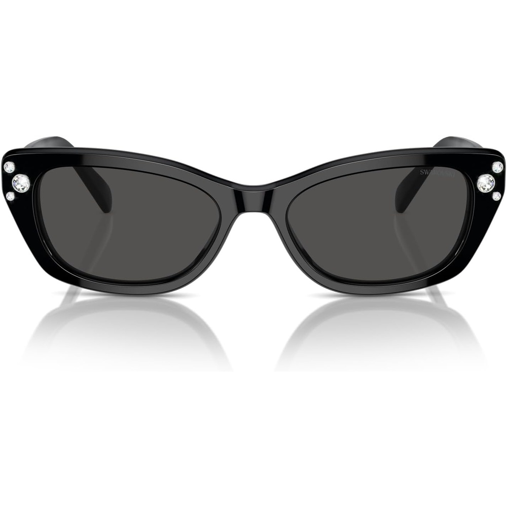 image:imageSwarovski womens Sk6019 Butterfly SunglassesDark HavanaDark Brown