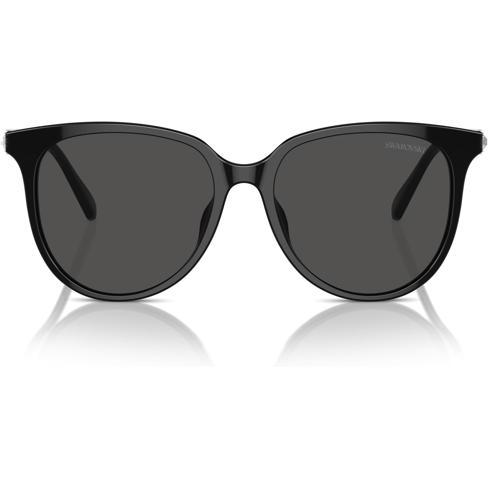 image:imageSwarovski womens Sk6023d Oval SunglassesBlackDark Grey