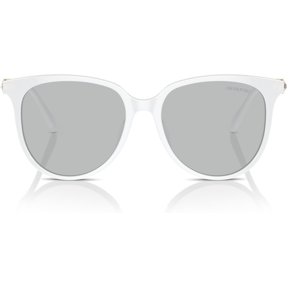 image:imageSwarovski womens Sk6023d Oval SunglassesGunmetalDark Grey