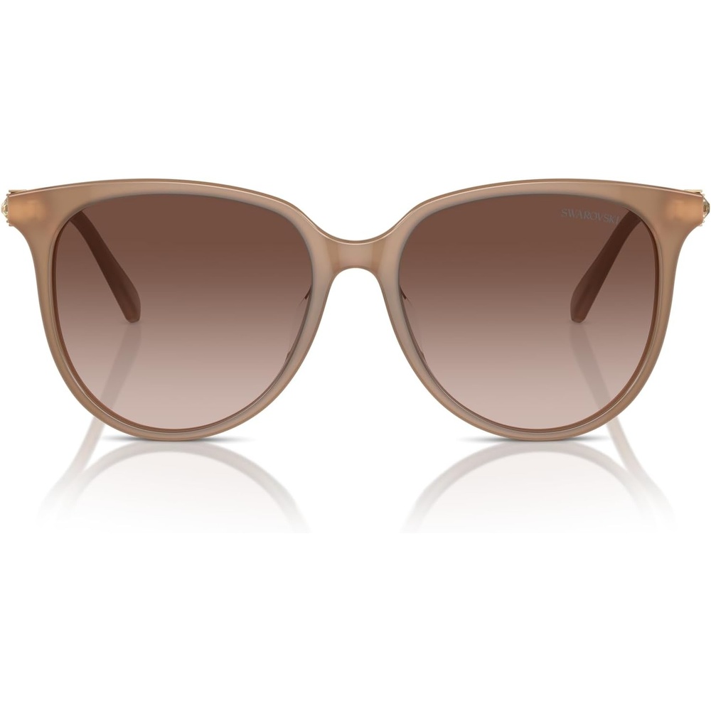 image:imageSwarovski womens Sk6023d Oval SunglassesOpal BeigeGradient Brown