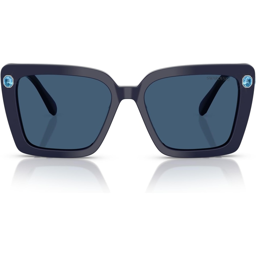 image:imageSwarovski womens Sk6032 Square SunglassesBlueDark Blue