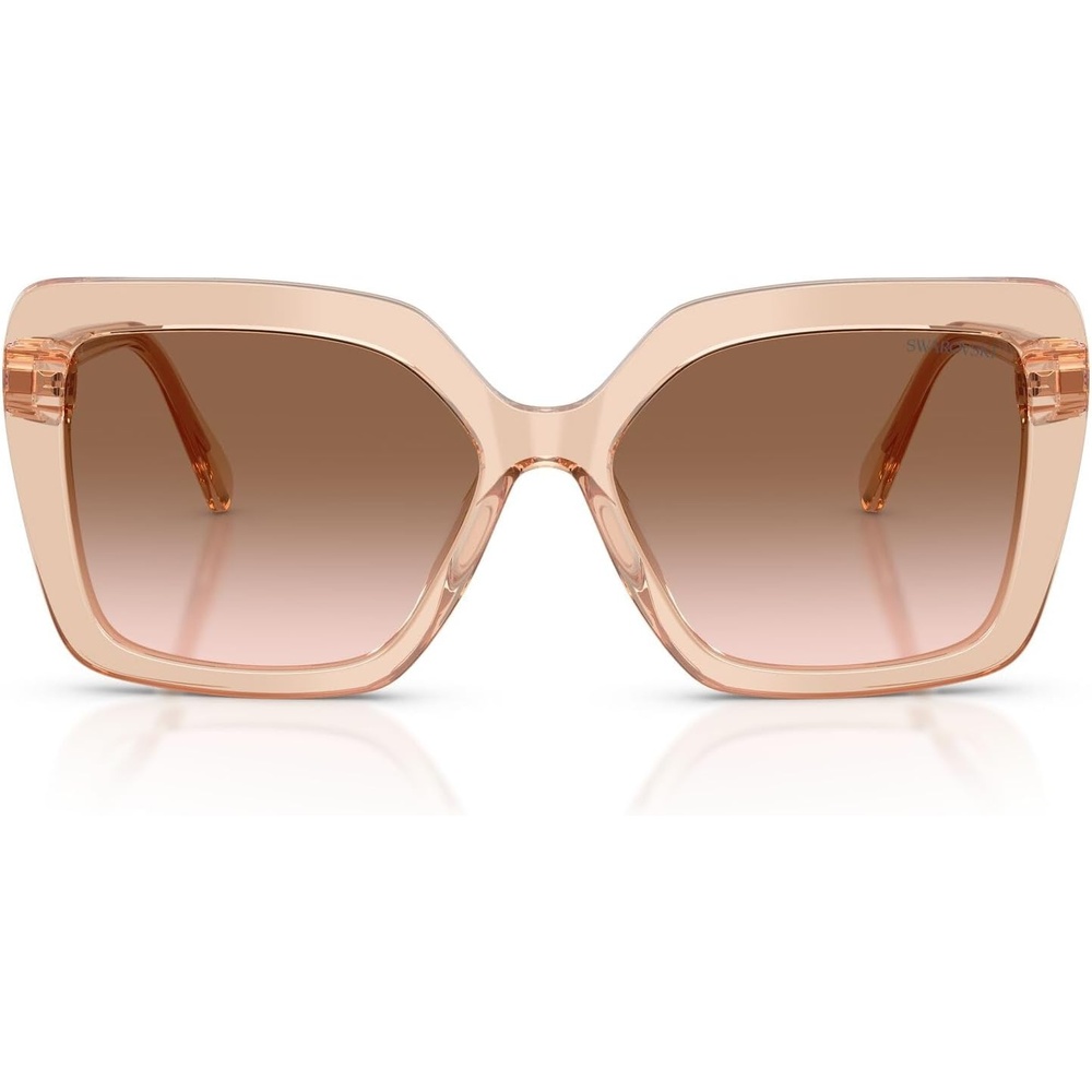 image:imageSwarovski womens Sk6049f Low Bridge FitTransparent BeigeBrown Gradient