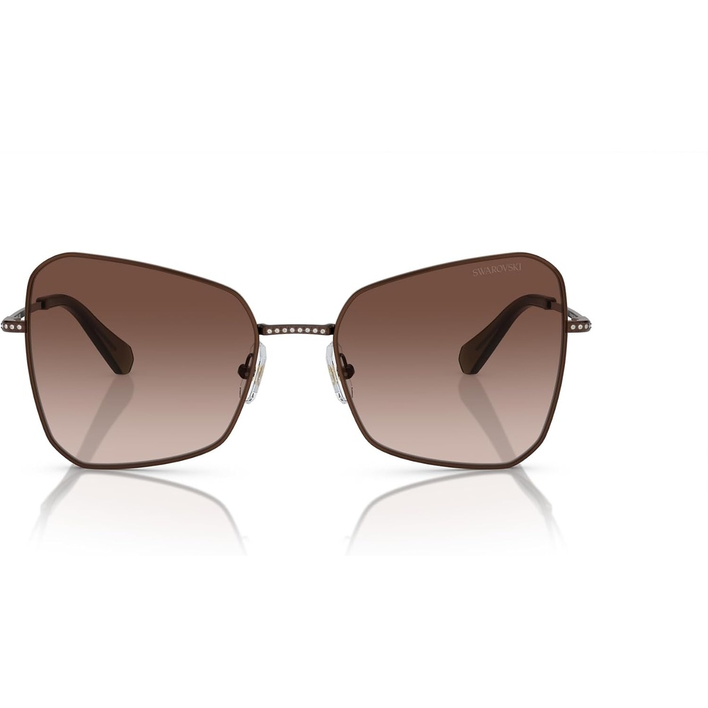 image:imageSwarovski womens Sk7008 Butterfly SunglassesBronzeGradient Brown