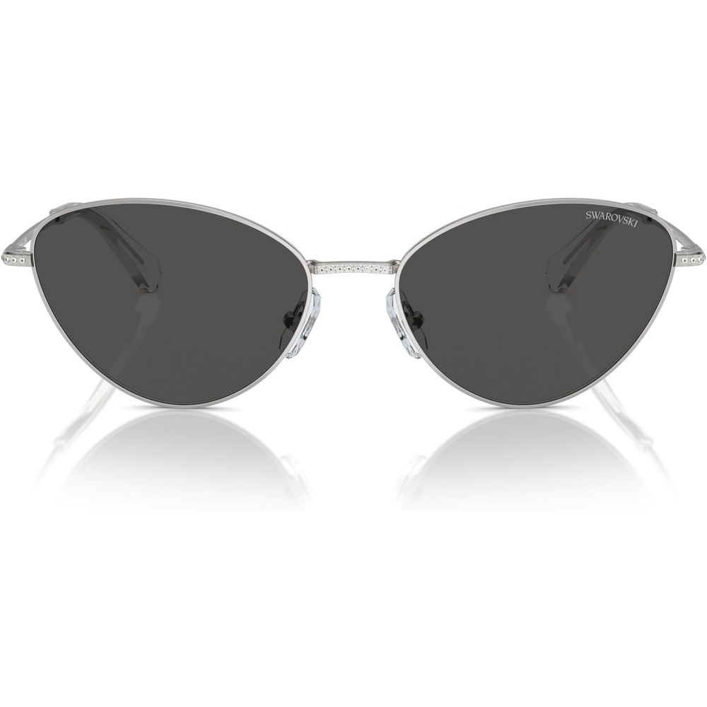 image:imageSwarovski womens Sk7014 Cat Eye SunglassesTransparent Dark Grey to ClearGradient Grey