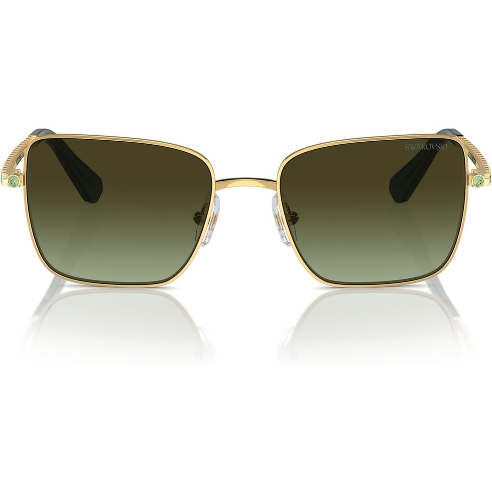 image:imageSwarovski womens Sk7015 Square SunglassesHavanaDark Brown