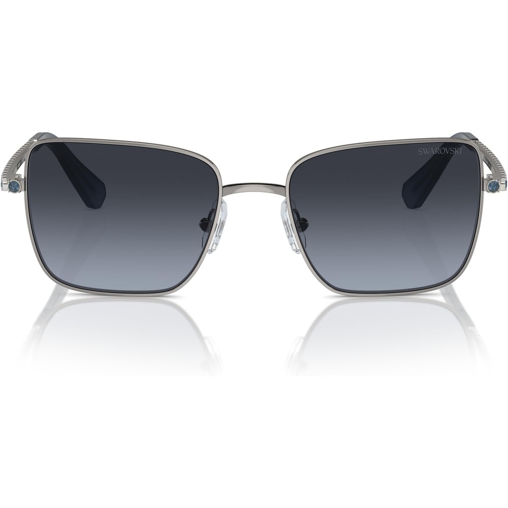 image:imageSwarovski womens Sk7015 Square SunglassesMilky PinkLight Purple Brown