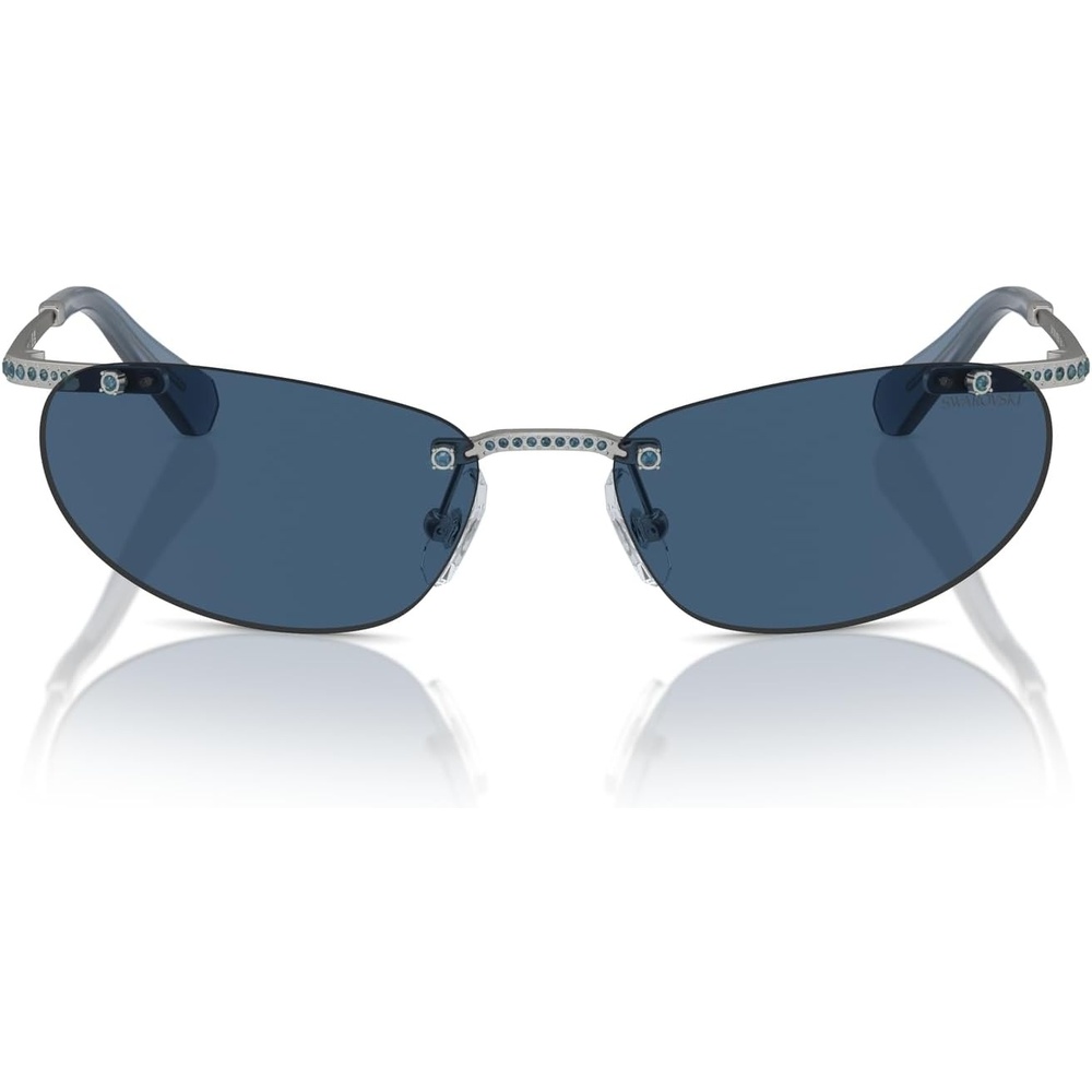 image:imageSwarovski womens Sk7019 Square SunglassesMedium HavanaDark Brown