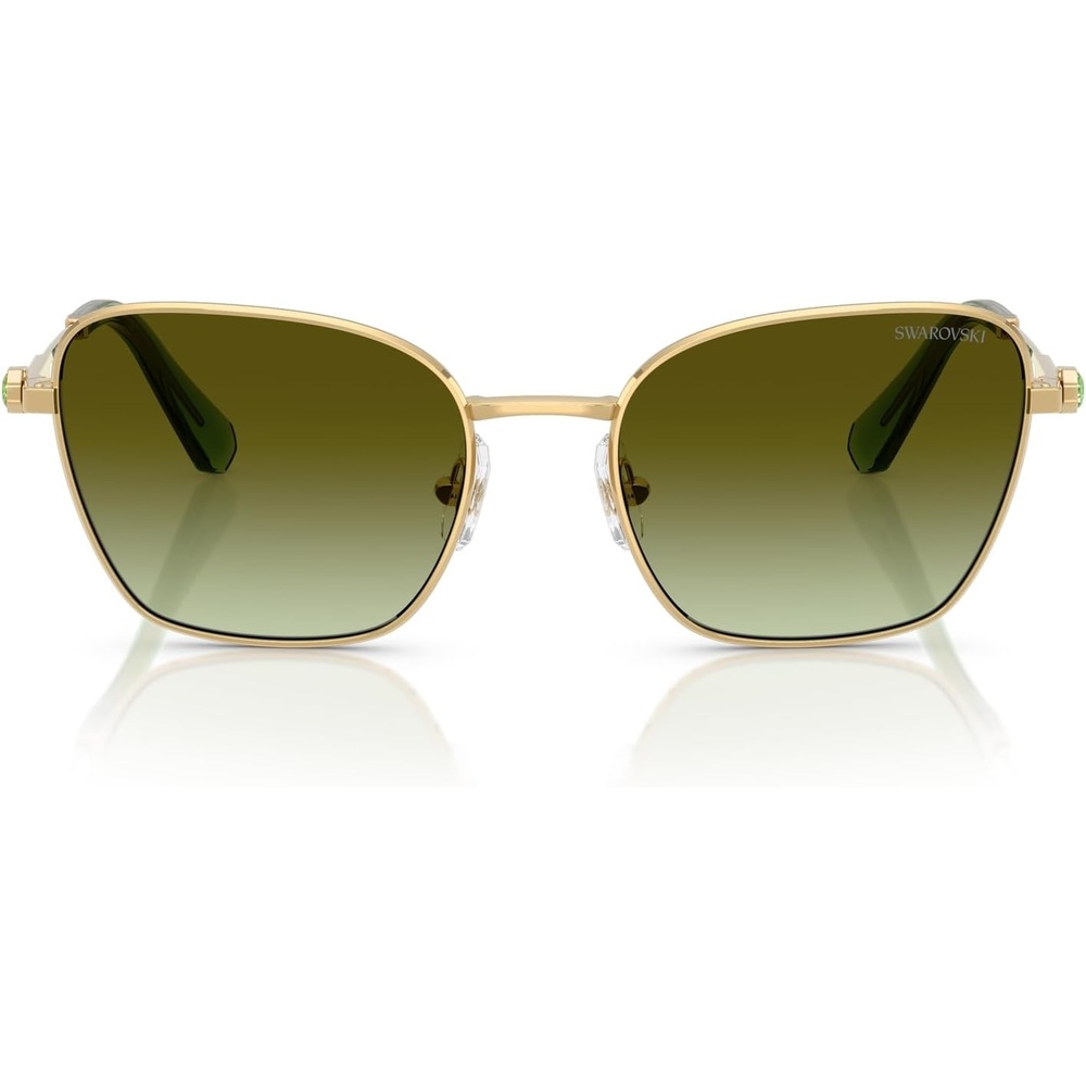 image:imageSwarovski womens Sk7029 Aviator SunglassesGoldGreen Gradient Brown