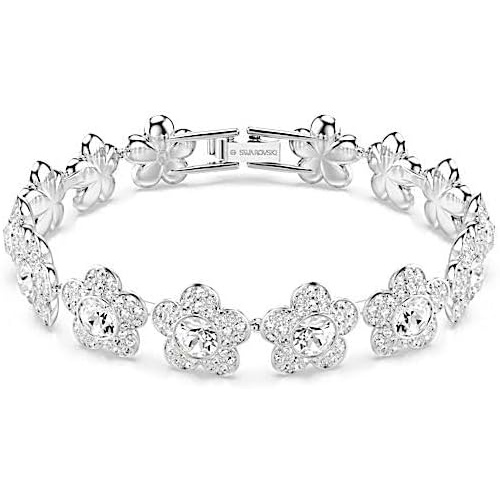 image:imageSwarovski x Ariana Grande Jewelry Collection Necklace Bracelet Choker Earrings Crystals Crystal Pearls Rhodium FinishClear Bracelet