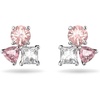 Pierced Earrings - Rhodium Tone