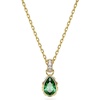 Green Crystal Pear Shaped
