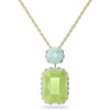 Necklace - Purple  Green  and Blue Crystal
