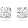Rhodium Finish with Clear Crystals