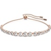 Clear Crystals - Rose Gold Tone Finish