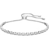 Rhodium Finish Single Strand