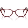 Transparent Burgundy/Demo Lens