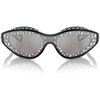 Milky White/Grey Mirrored Black