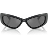 Black/Grey Mirrored Black