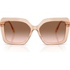 Transparent Beige/Gradient Brown