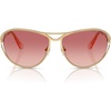 Gold/Pink Gradient Red