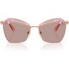 Rose Gold/Purple Brown Tampo Swar Pink