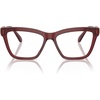 Transparent Burgundy/Demo Lens