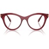 Transparent Burgundy/Demo Lens