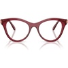 Transparent Burgundy/Demo Lens