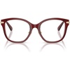 Transparent Burgundy/Demo Lens