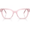 Transparent Pink/Demo Lens