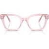 Transparent Pink/Demo Lens