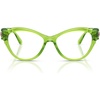 Transparent Green/Demo Lens